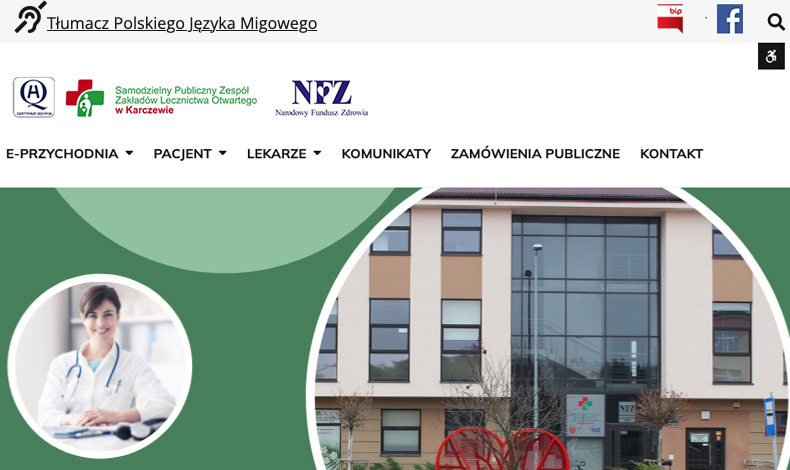 strona internetowa Przychodnia rodzinna w Karczewie