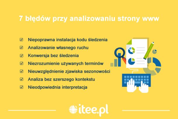 Najczęściej popełniane błędy podczas analizy danych strony www