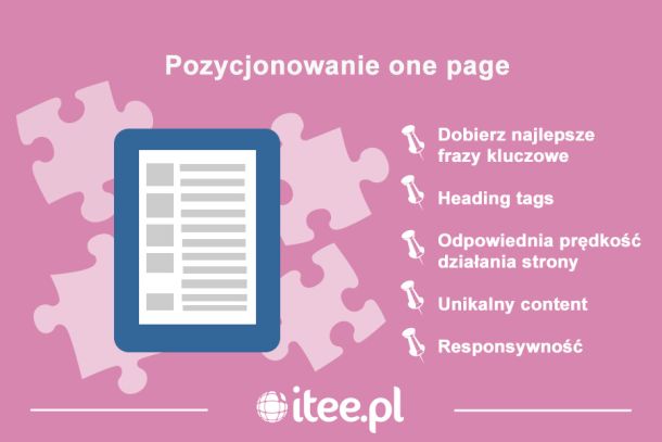 Pozycjonowanie one page