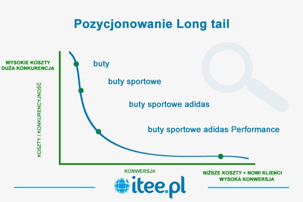 pozycjonowanie na długi ogon - long tail